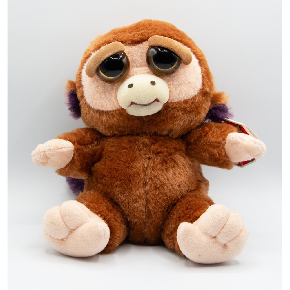Feisty Pets Monkey Brown Plush Stuffed Animal William Mark 8 Inch 2015